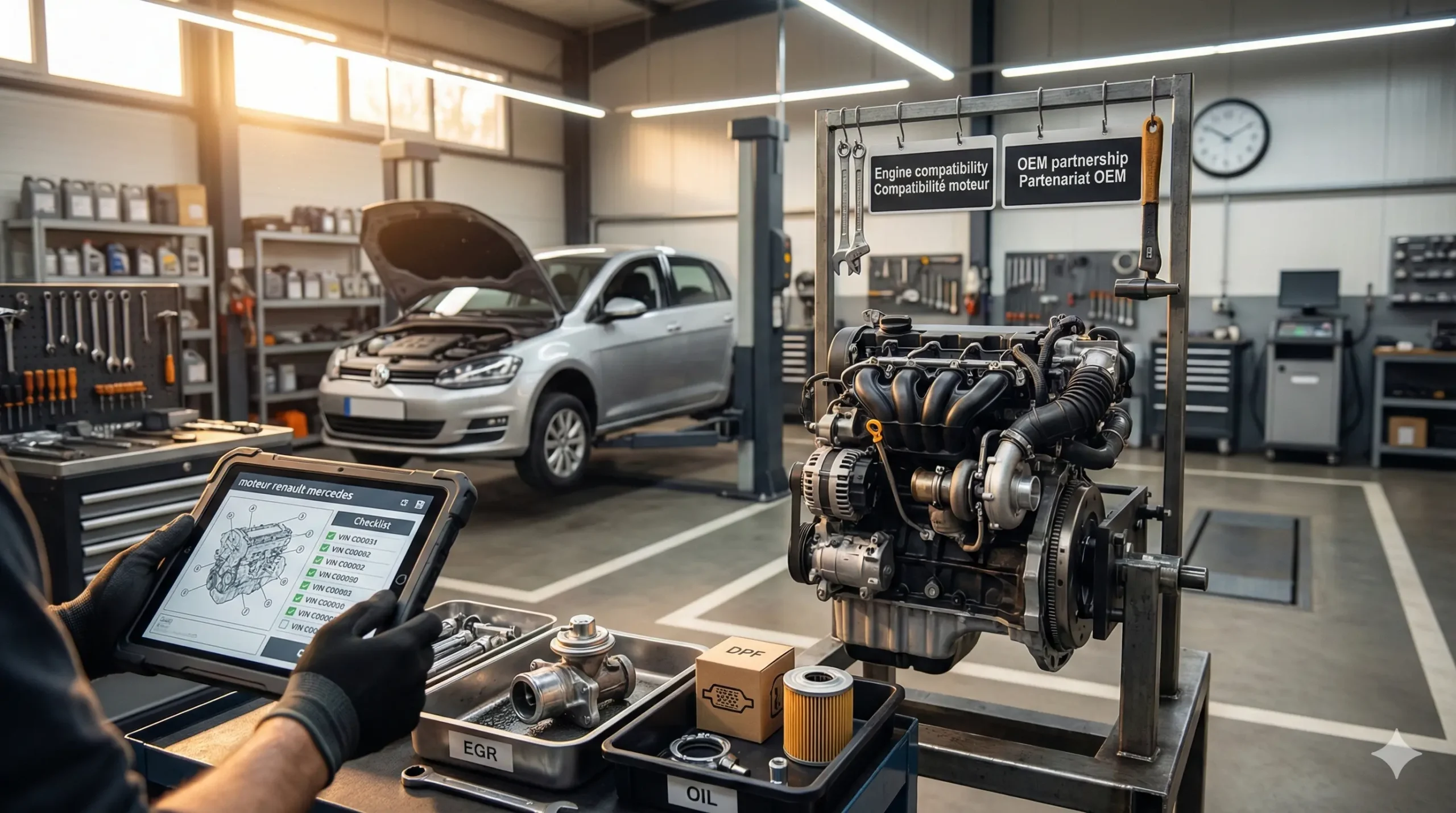 moteur renault mercedes