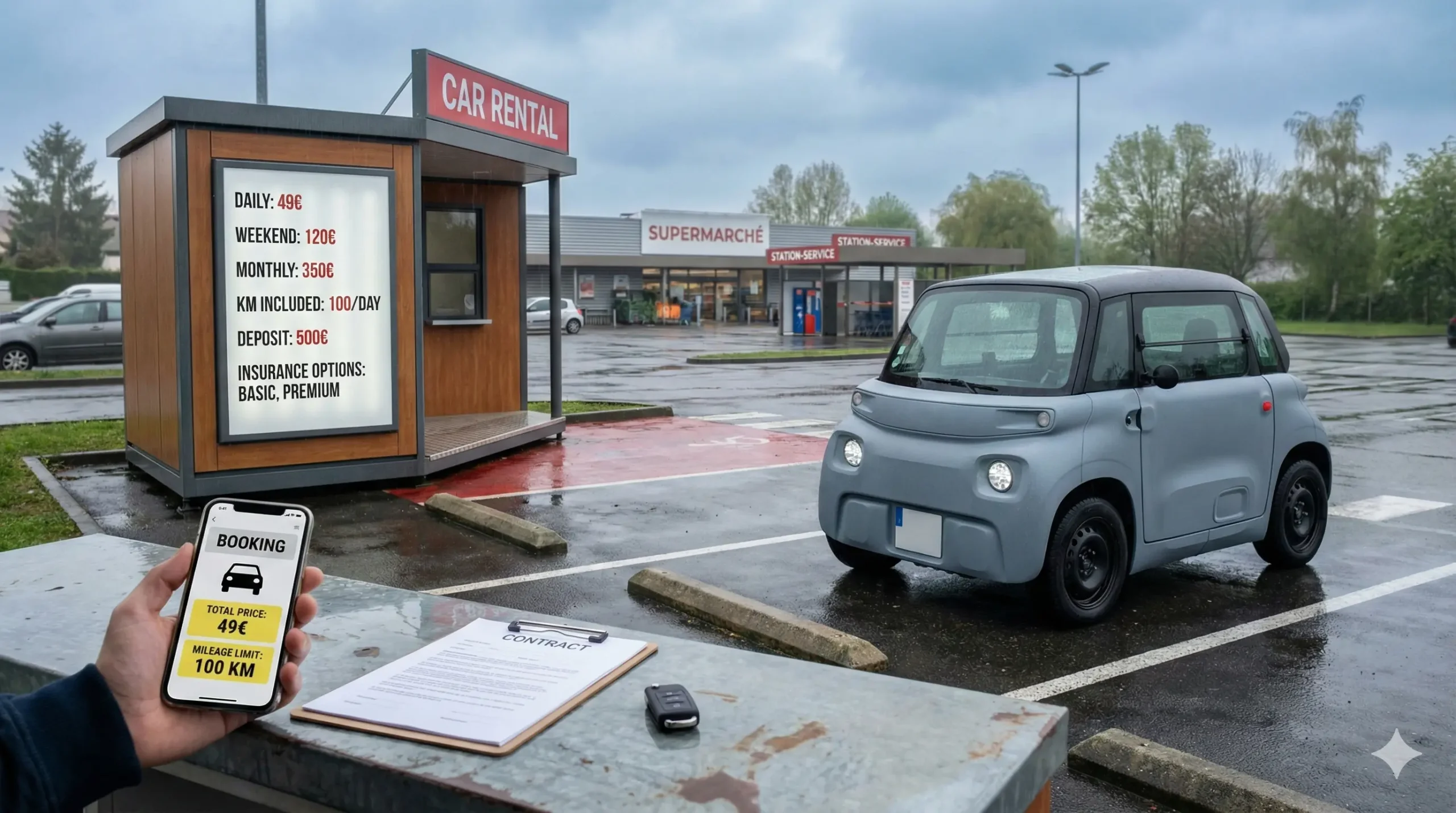 prix location voiture sans permis leclerc