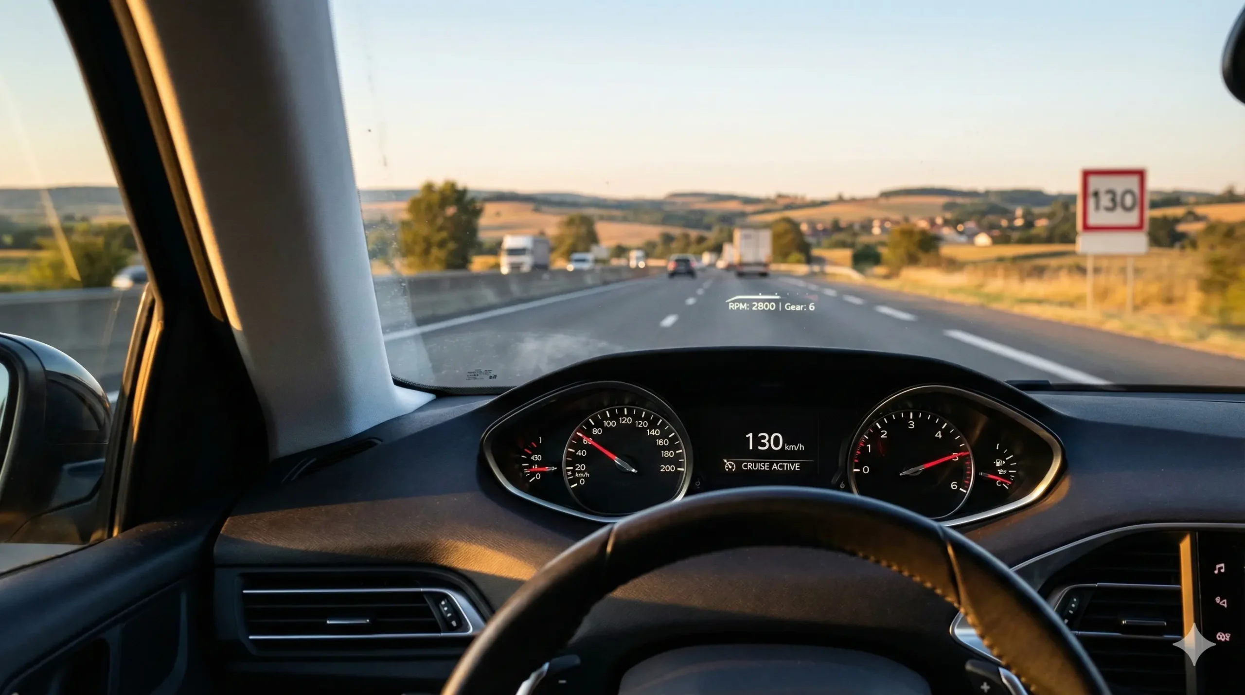 régime moteur à 130 km/h